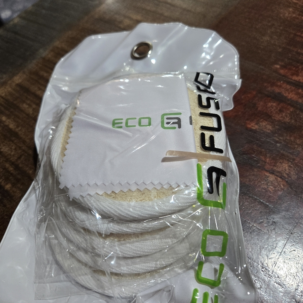 Eco infused loofah pad